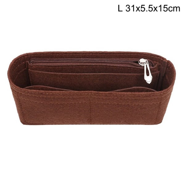 Multi-Pocket Väska Coffee L