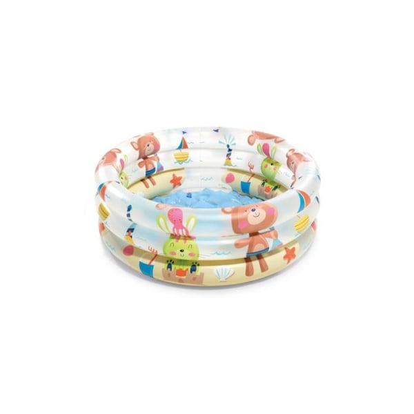 INTEX Baby pool 3-Ring 28l flerfärgad