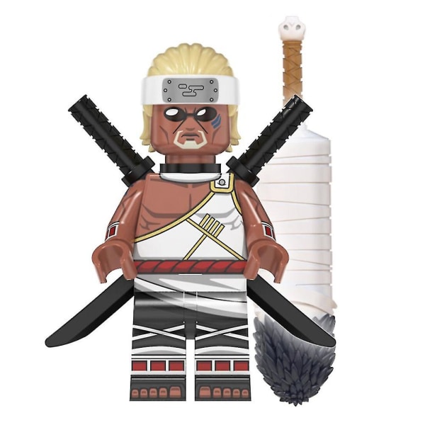 8 st Anime Naruto Mini Action Figur Leksak, Byggkloss Leksaker Samling Set För Festgåvor, Fans Present Shaped C