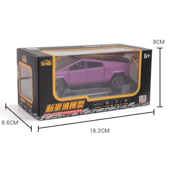 1:32 Tesla Model X Model 3 Model S Model Y Legering Bilmodell Diecasts Leksaksbil Ljud Och Ljus Barnleksaker För Barnpresenter Pojk Leksak Cybertruck Blue
