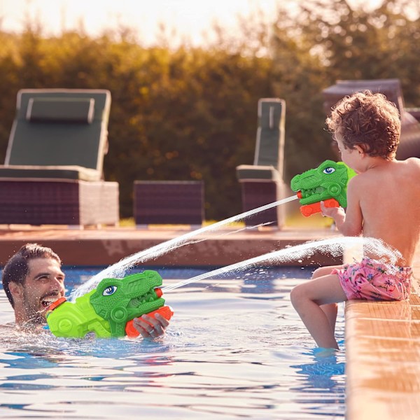 Vandpistol til børn og voksne, kraftig pistol, kapacitet 1400 ml, rækkevidde 8-10 m, legetøj til have, strand, pool, sommerleg, gave til drenge og piger på 6, 7, 9, 10+ år