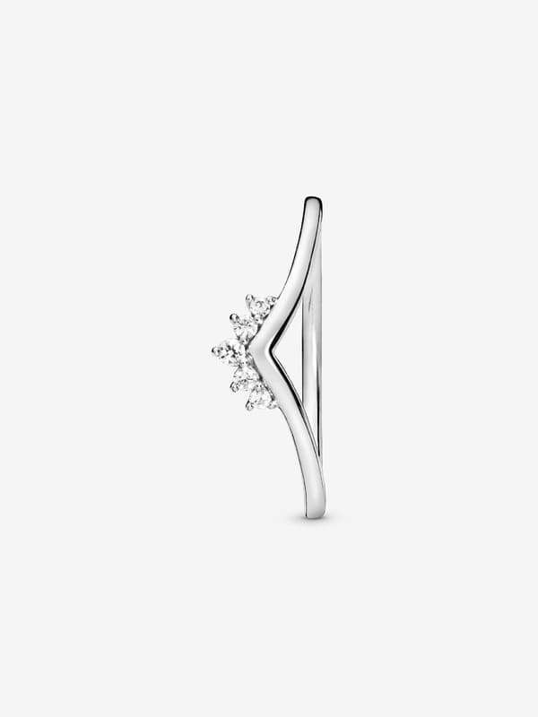 Pandora - Tiara Wishbone Ring - Sterling silver Circumference: 56mm