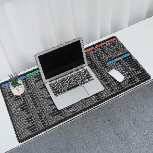 Tastaturgenveje Musemåtte Stor Xxl (900x400x3mm) tyk udvidet musemåtte Skrivebordsmåtte Blød computertastatur Musemåtte til Macbook, pc, bærbar computer, kontor