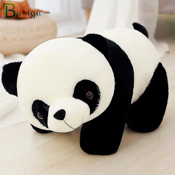 20-70cm söt bebis stor jätte panda björn plysch fylld djurdocka djur leksak kudde tecknad kawaii dockor flickor älskare presenter 20cm