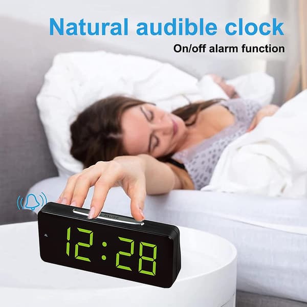 Led Vækkeur Digital Bordur  Hjemmeur  Lysende Ur Stil1 style2