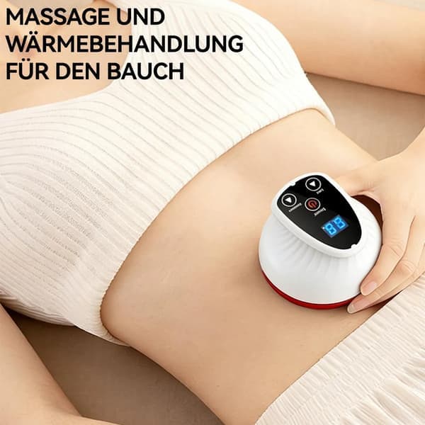 Elektrisk kropsmassager med varmeterapi, massageværktøj mod cellulite og rygsmerter