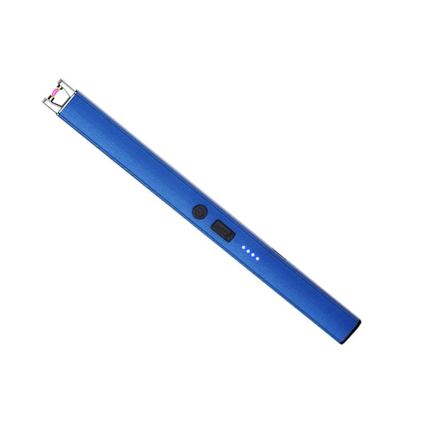 1 Set Elektrisk Tändare USB Laddningsbar Låglåga Tändare Vindtät Puls Tändare för Hem Utomhus Camping Red