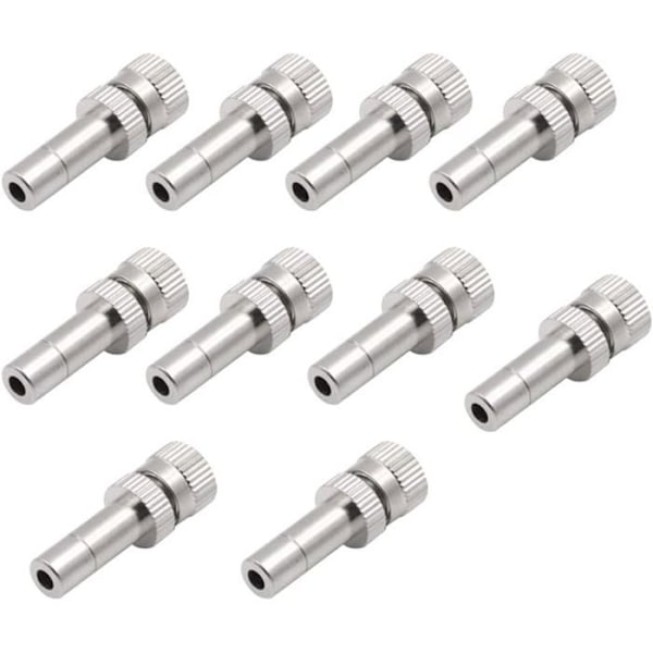 10 stk. 6 mm Quick Connect havetågedyser - 0,6 mm