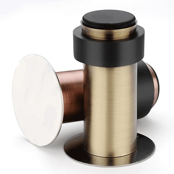 60mm Ovipysäytin Liimaseinän Suoja Ruostumaton Teräs Rei'ittömän Pyöreä Ovipysäytin Vessalle Qinhai 60mm Red Bronze