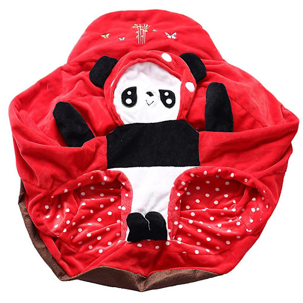 1 kpl Vauvan oppimistuoli, sohvanpäällinen, piirretty kuvio, pehmustettu tukituoli, lelut 1 Pc Red