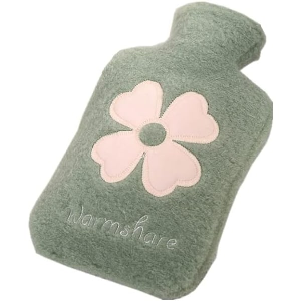 Hot Water Bottle,Hot Water Bottle with Cover, Small Hot Water Bottle2-in-1 Water Bag for Cold & Hot Compress,Mini hot Water Bottle, Great Gift