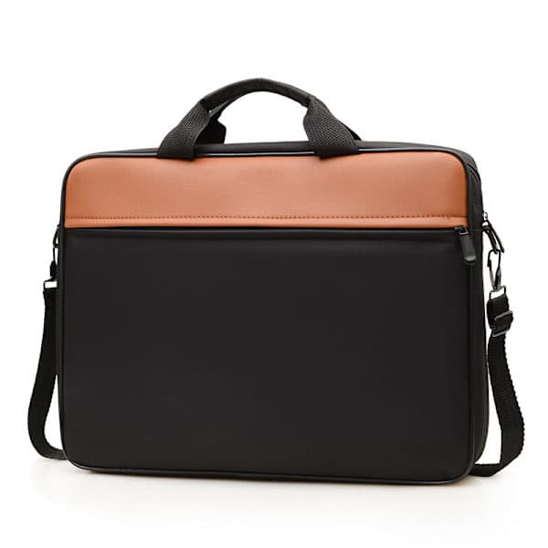 Håndholdt skuldertaske til bærbar/tablet, dokumentmappe, engros computertaske grå 15 tommer grey 15 inch