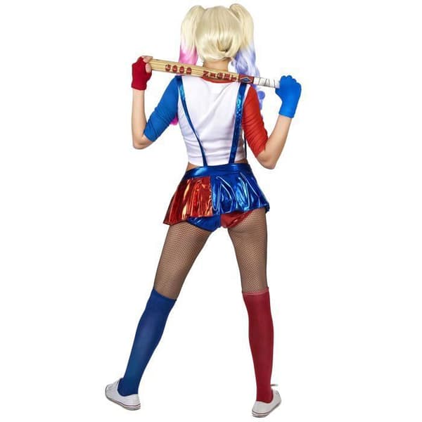 Kostume - Djævelsk Harlekin Kostume til Kvinder S