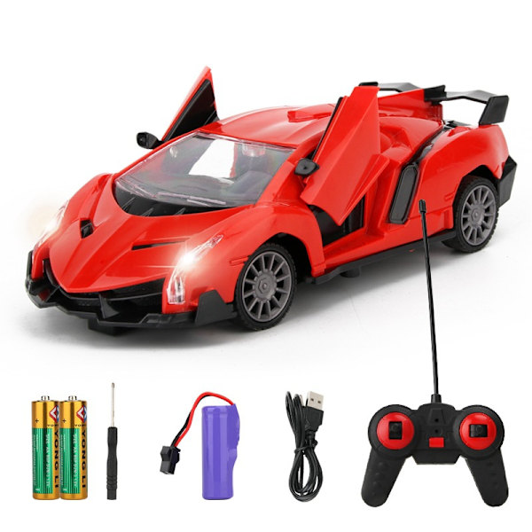 1:20 Lamborghini Rc Bil Elektrisk Fjärrkontroll Bil Leksak För Barn Pojke Bilmodell Red