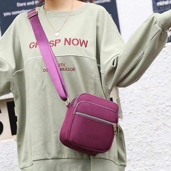 2024 Ny stil stoftaske til kvinder, lille messenger-taske til kvinders skuldertaske