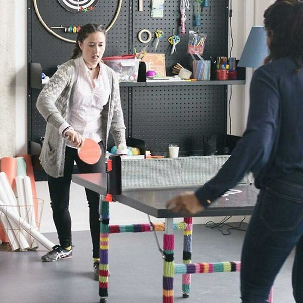 Ping Pong Net, Retractable Bordtennis Net/Udskiftningssæt, Justerbart Net, Bærbart Rejsenet,