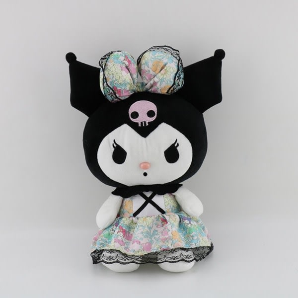 Søt My Melody Cartoon Kuromi plysjleker Klassisk Svart Classic Black