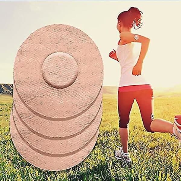 Sensorbeskyttelse for Freestyle Libre, Sensor Selvklebende Lapp Vanntett CGM Sensorbeskyttelse Uten Lim Brun 10 stk Brown 10pcs
