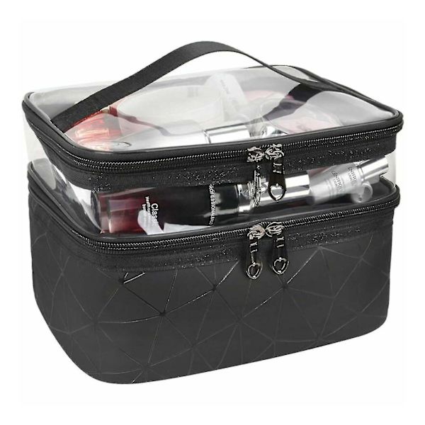 Lar Case Makeup Taske Stora Box Izer Black