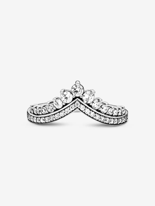 Pandora - Princess Wishbone Ring - Sterlingsilver Circumference: 54mm