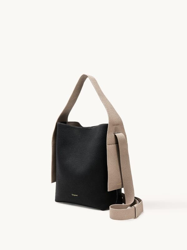 Middels Drop Tote Bag - Smoky Black