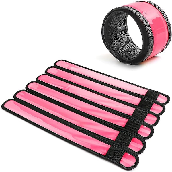 6 kpl LED-valosauvaa, rannekkeet, yöturvallisuusranneke pyöräilyyn, kävelyyn, juoksuun, konserttiin, leirintään ja ulkoilulajeihin 6 pcspink