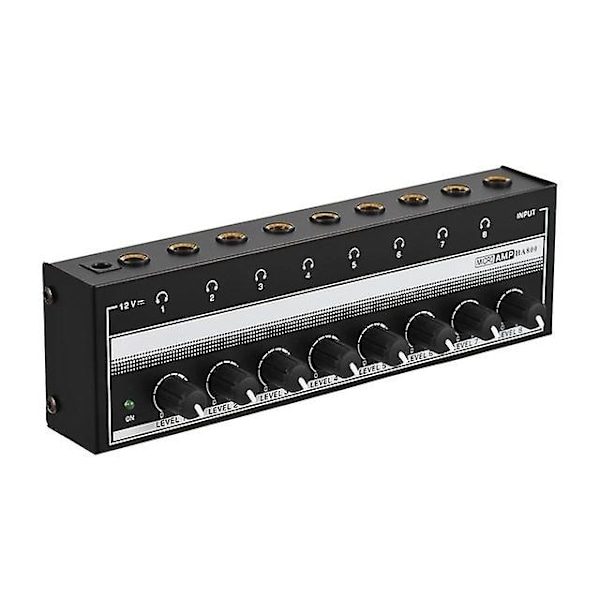 HA800 Stereo Hovedtelefonforstærker 8 Kanals Lydinterface Ultra Lav-Støj Lydmixer Optagelse St