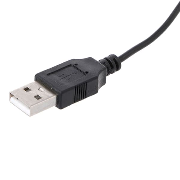 1000DPI Mini Bilformet USB 3D Optisk Kablet Innovativ 2 Spotlights Mus for PC Bærbar PC Red