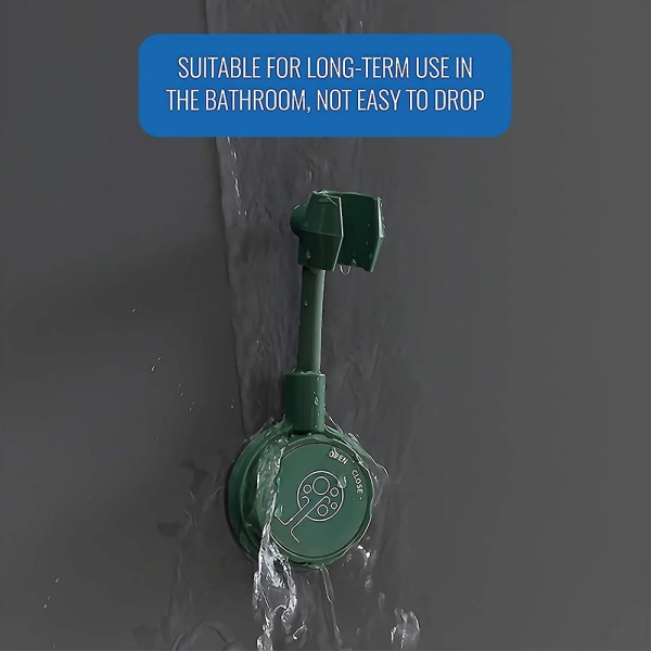 Dusjhodeholder Sugekopp Håndholdt dusjhodebrakett 360 Universal