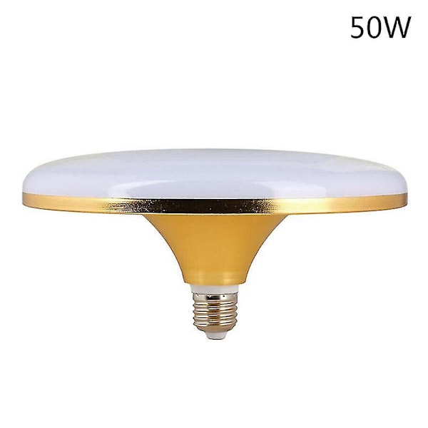 Ufo Led -lamput, pallomaiset valonheittimet, talli 12w 18w 24w 36w 50w valkoiset lamput 220v E27 xi 50W