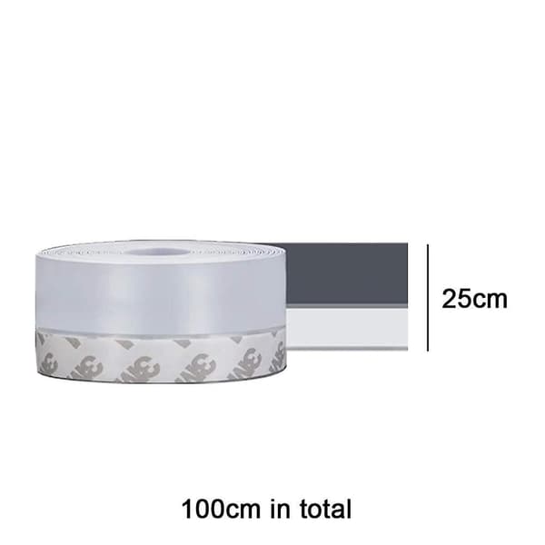 3 meter väderlist, silikondörrtätningslist dörr, fönster,  (bredd 25mm35mm45mm) Shape1 Transparent