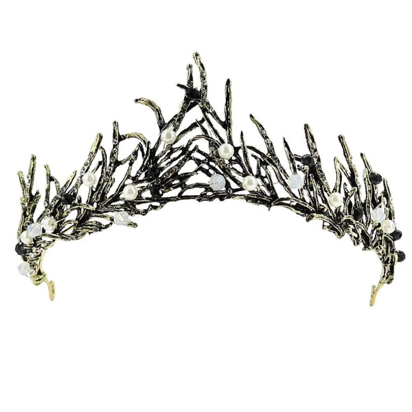 Tiara barokkityyli kruunu kuningatar prinsessa vintage tiara ja kruunut naisille tytöt morsian