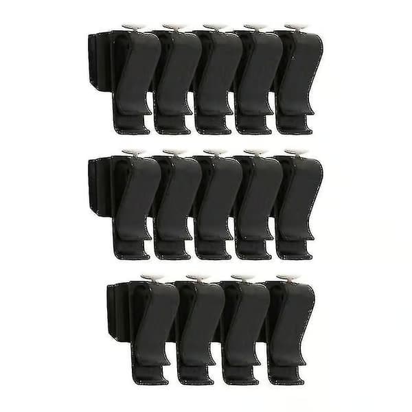14 stk Golfkølle Bag Klips På Putter Klips Holder Organizer Svart Putting Klips