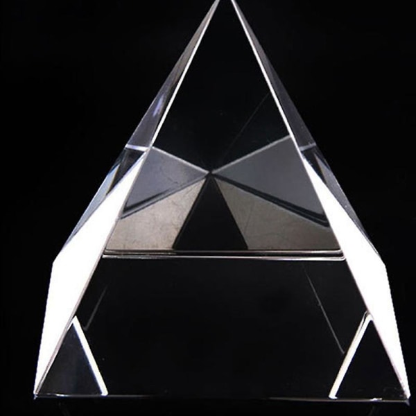 Prisme Optisk Glas Pyramide 40mm Høj Rektangulær Polyhedron Velegnet Til Undervisning Eksperimenter
