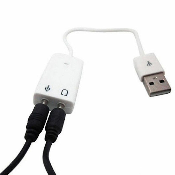 Uusi käytännöllinen PC-työpöydän USB 2.0 3D virtuaalinen 7.1 kanavainen äänikorttisovitin