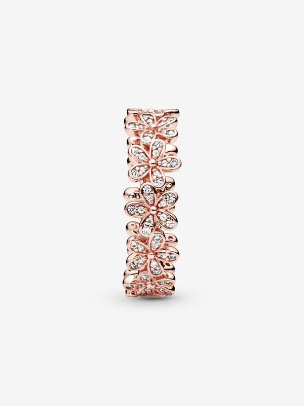 Pandora - Daisy Blomsterring - 14k rosaguld plating Circumference: 52mm
