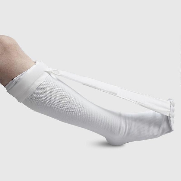Plantar Fasciitis Sok Til Hæl Smerter Fod Drop Korrektion Fod Hvile Sokker White M