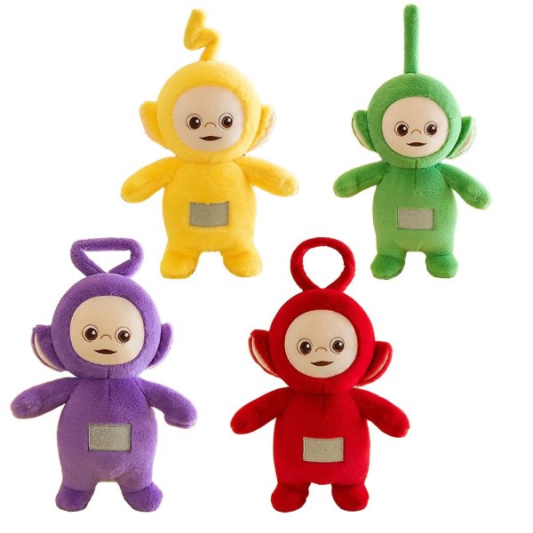 30cm Anime Teletubbies Plysjdyr Tinky Winky Dipsy Laa Po Kawaii Tegneseriefigur Dukke Maskin Barnegave Boneka Po