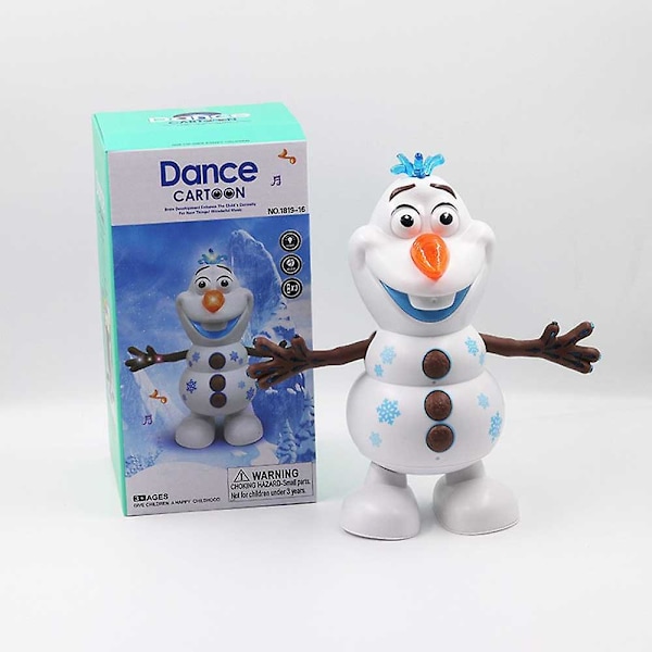 Olaf Sjungande Dansande Disney Leksak Frost Snögubbe Musikaliska Lyser Upp Pojkar Flickor Leksaker