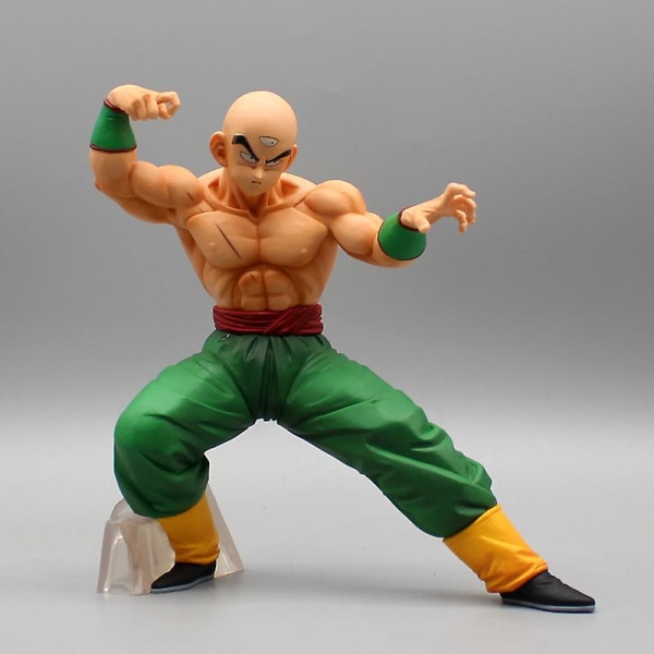 19cm Dragon Ball Z Tenshinhan Figur Goku Piccolo Chiaotzu Son Gohan Anime Figurer Pvc Figurine Statue Model Samleobjekter No Box 15cm Goku