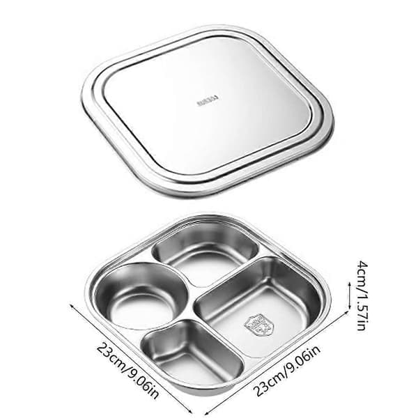 Rustfrie stålplater med rom for småbarn, eldre og sykehusbruk, tre rutenett Three grids