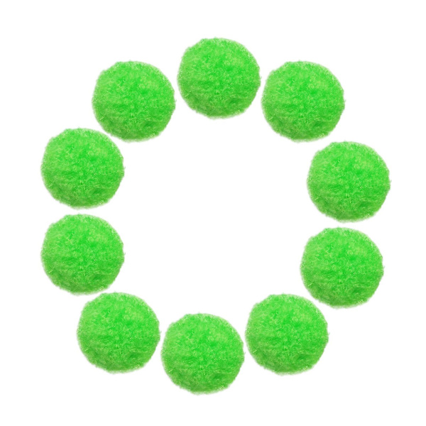 10 stk gjenbrukbare vannballer, morsomme og morsomme vannleker, strandballer, absorberende bomullsballer Green