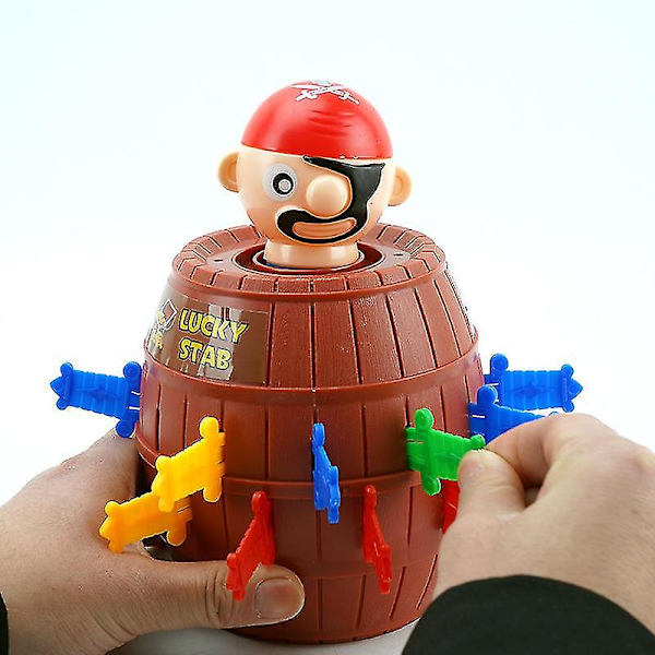 Pop Up Pirat Klassisk Børns Action Lærende Brætspil Legetøj Til Op Til 4 Spillere Pirat Spand Dekompression Legetøj