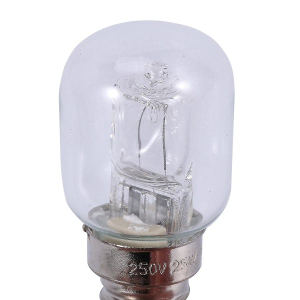 2x E14 högtemperaturlampa 500 grader 25w halogenbubbelugnslampa