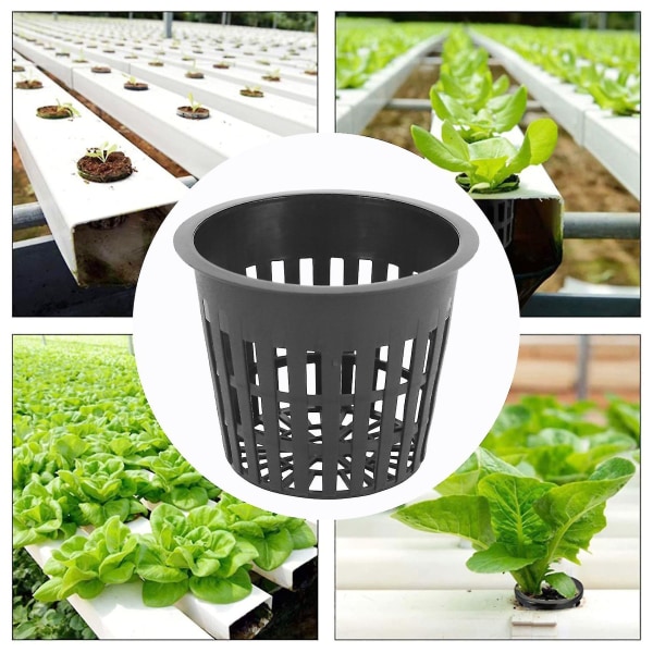 45 Styk Netpotter, Plastik Netpot Til Have Balkon Hydroponics Og Jordløs Kultur (8cm)