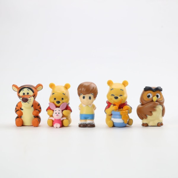 10 stykker med barnas leker, borddekorasjoner av Winnie The Pooh barnas leker, den beste gaven til barn -gt