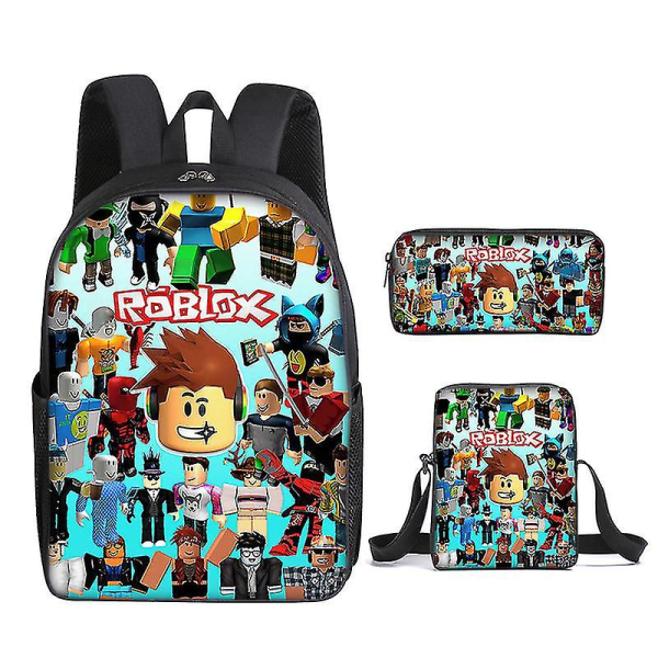 Roblox Rygsæk, 's Taske Roblox Taske 3d 's Rygsæk Studerende Rygsæk Fash Anime Taske 's