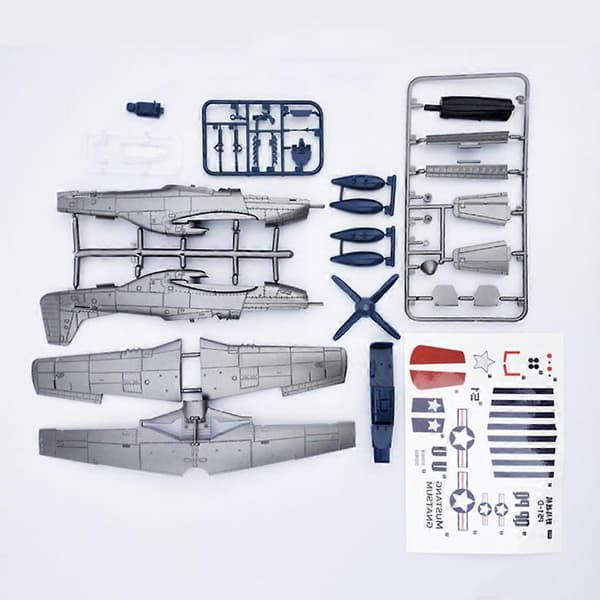 Simulationsmodel Fighter DIY Jet Kits Interaktivt legetøj til små drenge Borddekoration Display Gave Nem montering sæt