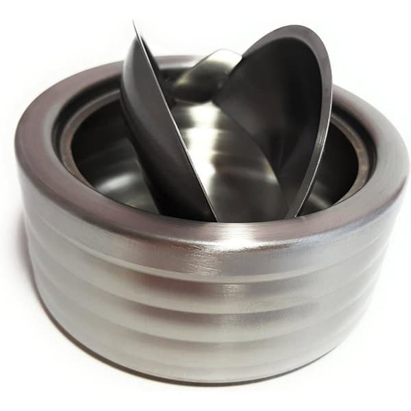 Elegant stormaskkopp i rostfritt stål, Rostfritt stål, silver, 1