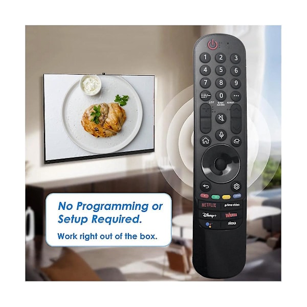Vaihda Mr22ga Akb76039907 Kaukosäädin Lg Uhd/hdtv/oled 4k Smart Tv:lle